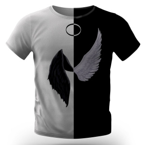 Duality of Nature Angelic Shadows