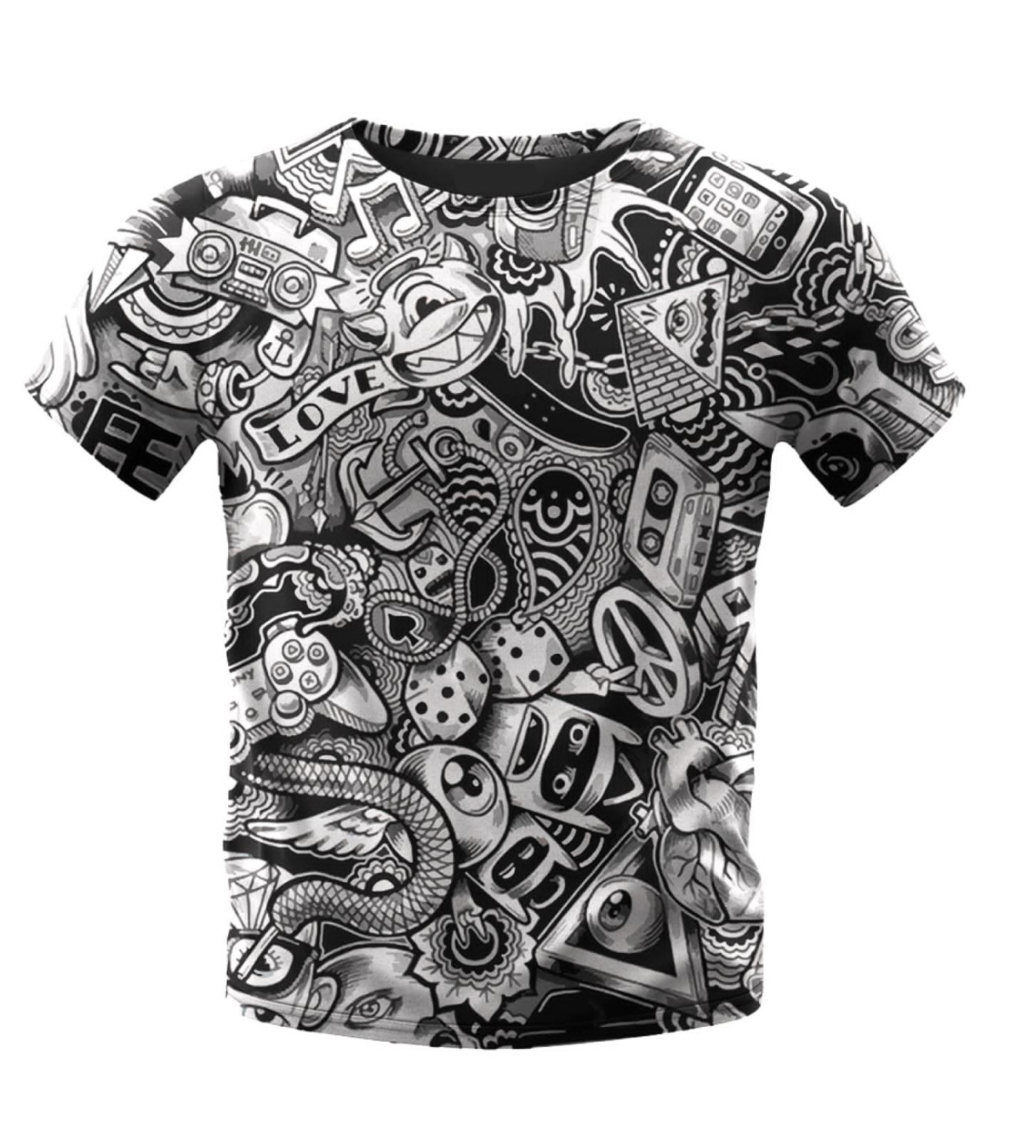 Monochrome Mosaic A Tapestry of Modern Life