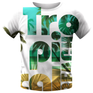Tropical Text Island Imprint