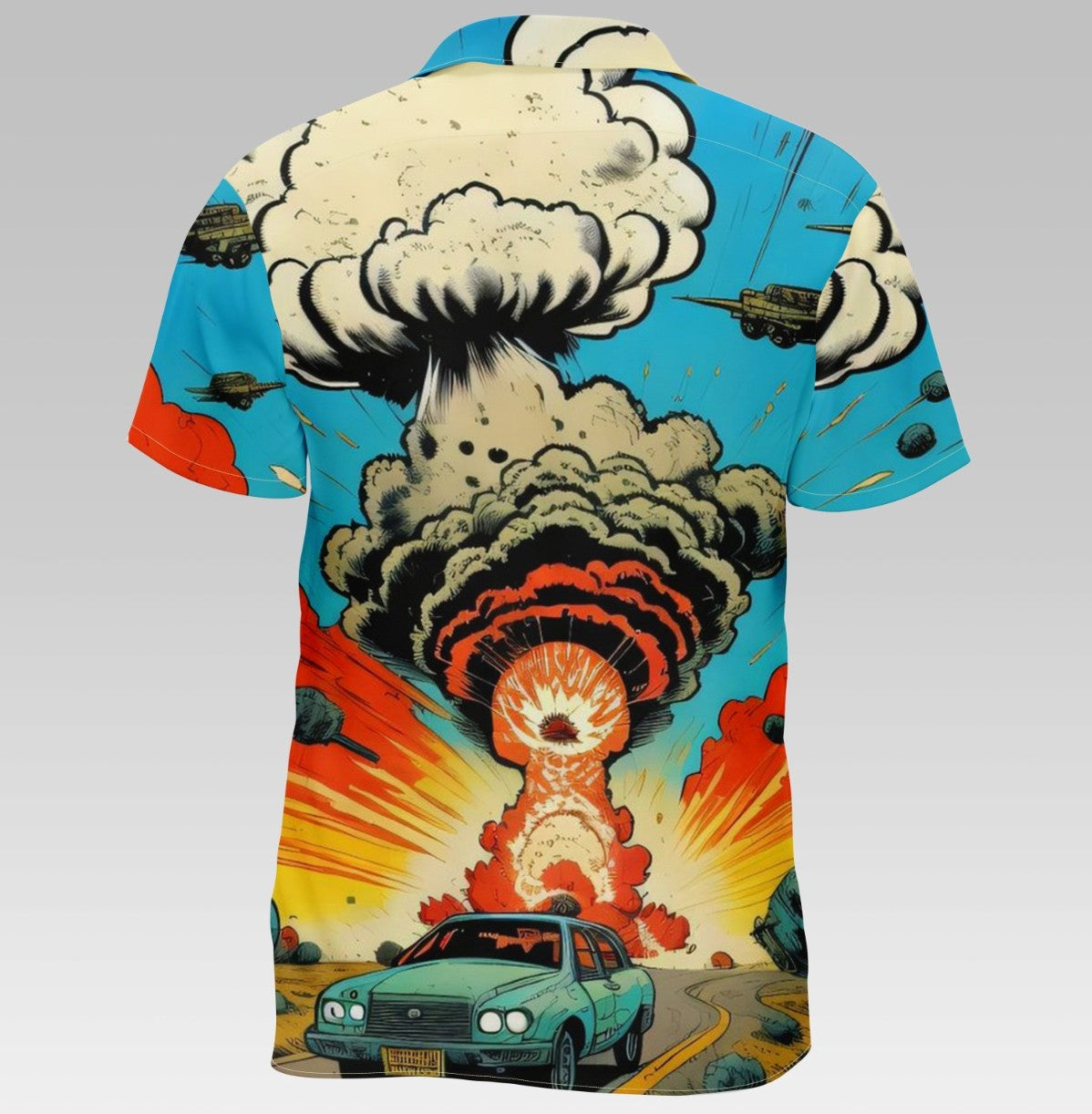 Apocalyptic Visions Button-Up Shirt - Image 2