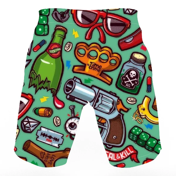 Draw String Beach Shorts