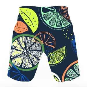 Lemon Print Shorts