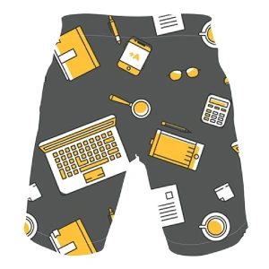 Stationary Pattern Shorts