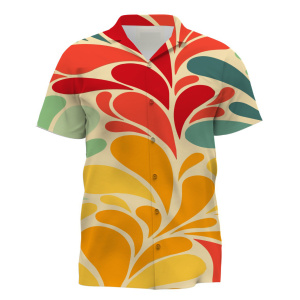 Vivid Vortex Patterned Shirt